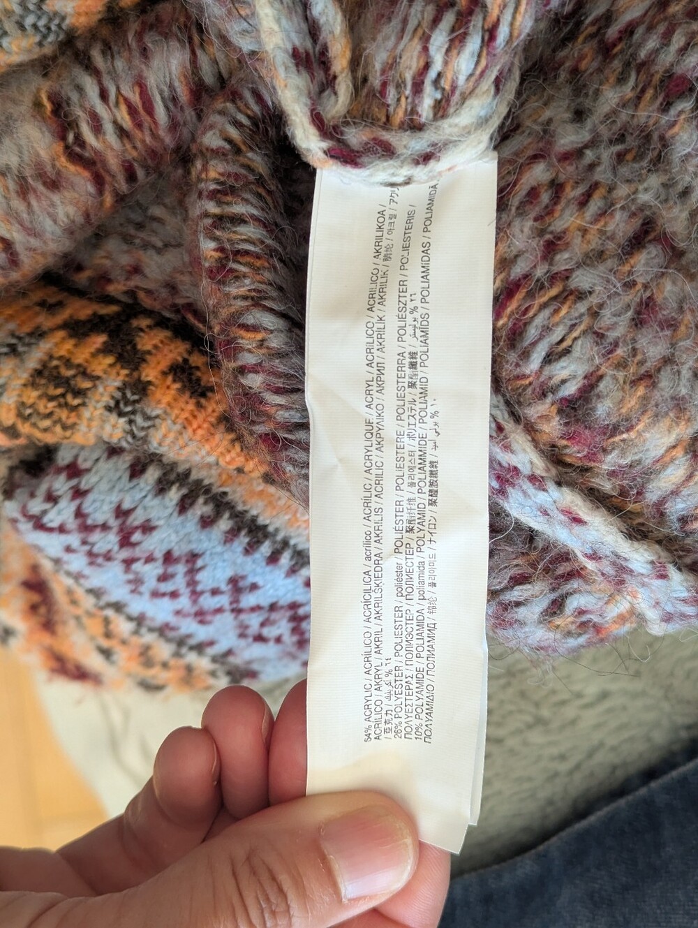 Mango Multicolor Fair Isle Sweater - Picture 5 of 5